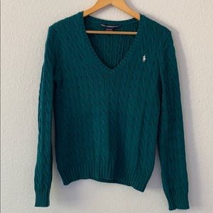 Ralph Lauren Sport Cable Knit Sweater - L